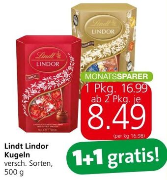 Spar Lindor kugel Angebot