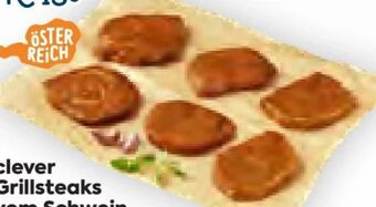 Billa Grillsteaks vom schwein mariniert Angebot