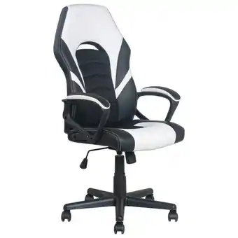 XXXLutz Gamingstuhl in lederlook schwarz, weiß Angebot