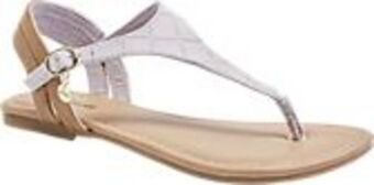 Deichmann Sandalen in braun-lila Angebot