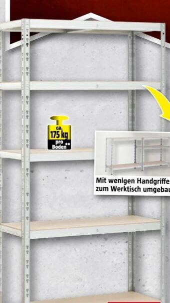 Bauhaus Schwerlastregal werktisch Angebot