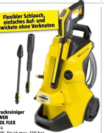 Bauhaus Hochdruckreiniger k4 power control flex Angebot