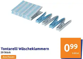 Action Tontarelli Wäscheklammern 20 Stk. Angebot