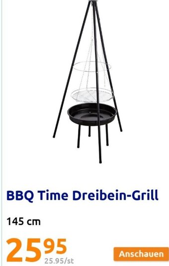 Action BBQ Time Dreibein -Grill 145 cm Angebot