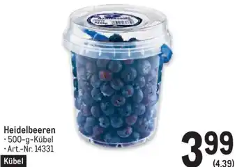 Metro Heidelbeeren 500 g Angebot