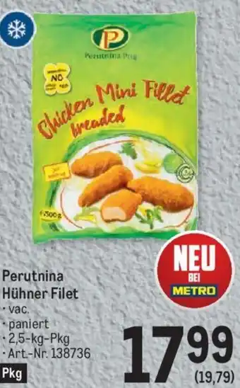Metro Perutnina Hühner Filet 2,5 kg Angebot