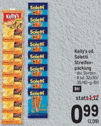 Metro Kelly's od. Soletti Streifen-packung Angebot