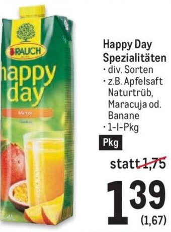 Metro Happy Day Spezialitäten 1l Angebot