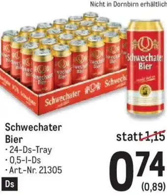 Metro Schwechater Bier 0,5 l Angebot