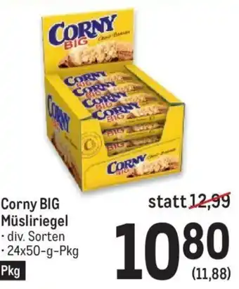 Metro Corny BIG Müsliriegel 24x50 g Angebot
