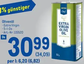 Metro Olivenöl 5 l Angebot