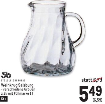Metro Weinkrug Salzburg Angebot