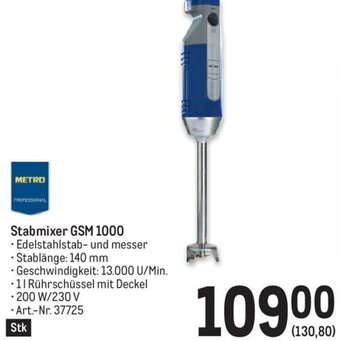 Metro Stabmixer GSM 1000 Angebot
