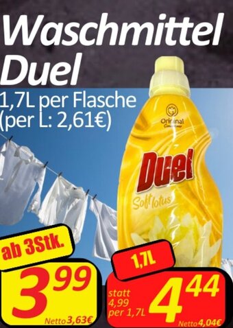 Wurstico Waschmittel Duel 1,7 L Angebot