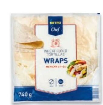 Metro Tortilla wraps Angebot