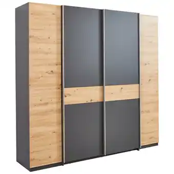 XXXLutz Kleiderschrank in graphitfarben, eiche artisan Angebot