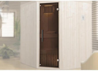 Hornbach Sauna türelement weka mit graphifarbiger ganzglastüre 1740x510x67 mm Angebot