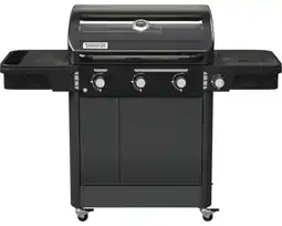Hornbach Tenneker® gasgrill halo gasgrill power zone tg 3 156,4 x 61 x 117,5 cm 3-brenner + seitenbrenner, gusseiserner rost, platform Angebot