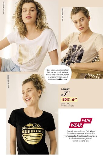Takko T-Shirt Angebot