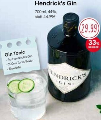 MPreis Hendrick's Gin 700ml Angebot
