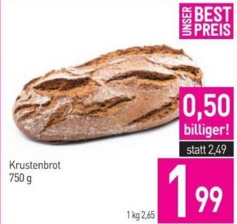 Sutterlüty Krustenbrot 750 g Angebot