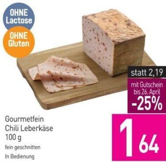 Sutterlüty Gourmetfein Chili Leberkäse 100 g Angebot