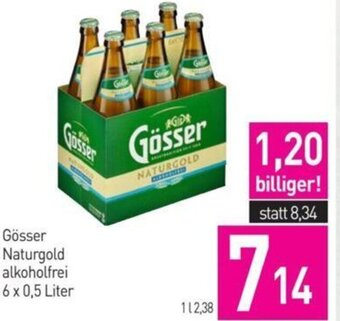 Sutterlüty Gösser Naturgold alkoholfrei 6 x 0,5 Liter Angebot