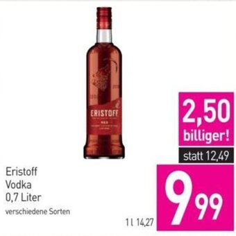 Sutterlüty Eristoff Vodka 0,7 Liter verschiedene Sorten Angebot