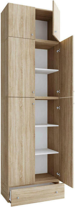 XXXLutz Kleiderschrank in weiß, buchefarben Angebot