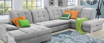 Polstermöbel Fischer Wohnlandschaft stoff Angebot