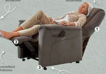 Polstermöbel Fischer Relaxsessel stoff Angebot