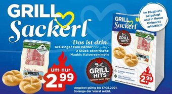 Unimarkt Greisinger Mini Berner 250g Angebot