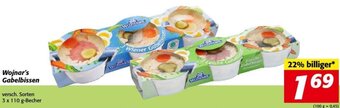 Nah&Frisch Wojnar's Gabelbissen versch. Sorten 3 x 110 g-Becher Angebot