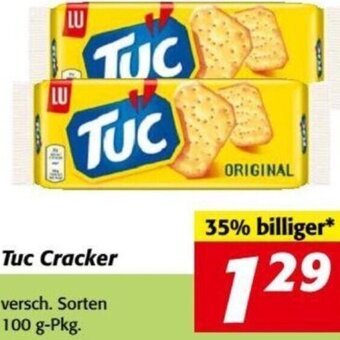 Nah&Frisch Tuc Cracker versch. Sorten 100 g-Pkg. Angebot