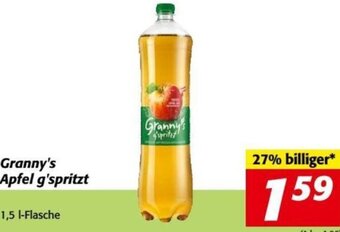 Nah&Frisch Granny's Apfel g'spritzt 1,5 l-Flasche Angebot