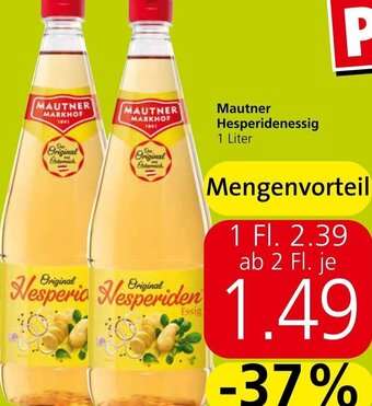 Spar Mautner Hesperidenessig 1 Liter Angebot