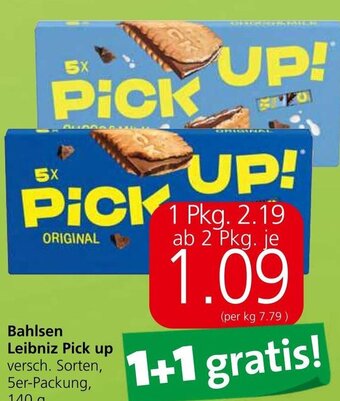 Spar Bahlsen Leibniz Pick up versch. Sorten, 5er-Packung, 140 g Angebot