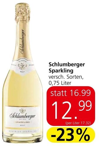 Spar Schlumberger Sparkling versch. Sorten, 0,75 Liter Angebot