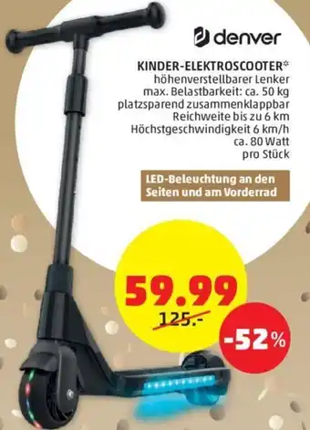 PENNY denver KINDER-ELEKTROSCOOTER* Angebot