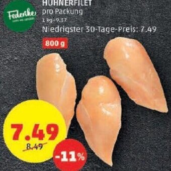 PENNY HÜHNERFILET pro Packung Angebot