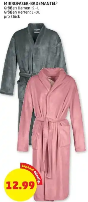 PENNY MIKROFASER-BADEMANTEL* Größen Damen: S-L Angebot