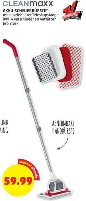 PENNY CLEANmaxx AKKU-SCHEUERBÜRSTE* Angebot