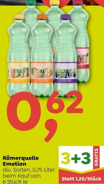 ADEG Römerquelle Emotion div. Sorten, 0,75 Liter beim Kauf von 6 Stück je Angebot