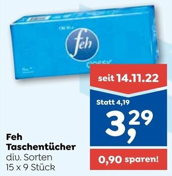 ADEG Feh Taschentücher div. Sorten 15 x 9 Stück Angebot