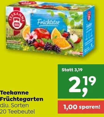 ADEG Teekanne Früchtegarten div. Sorten 20 Teebeutel Angebot