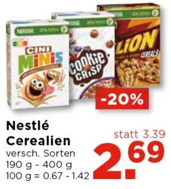 Unimarkt Nestlé Cerealien 190 g-400 g Angebot