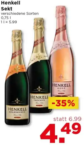 Unimarkt Henkell Sekt 0,75 Liter Angebot