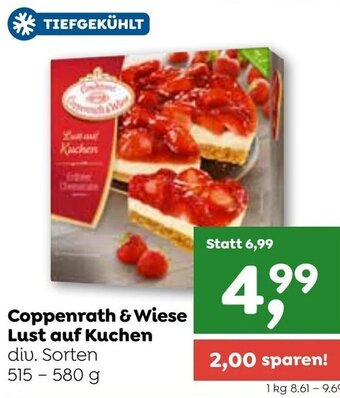 ADEG Coppenrath & Wiese Lust auf Kuchen div. Sorten 515-580 g Angebot