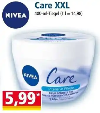 Norma NIVEA Care XXL 400ml Angebot