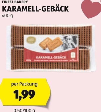 Hofer FINEST BAKERY KARAMELL-GEBÄCK 400 g Angebot
